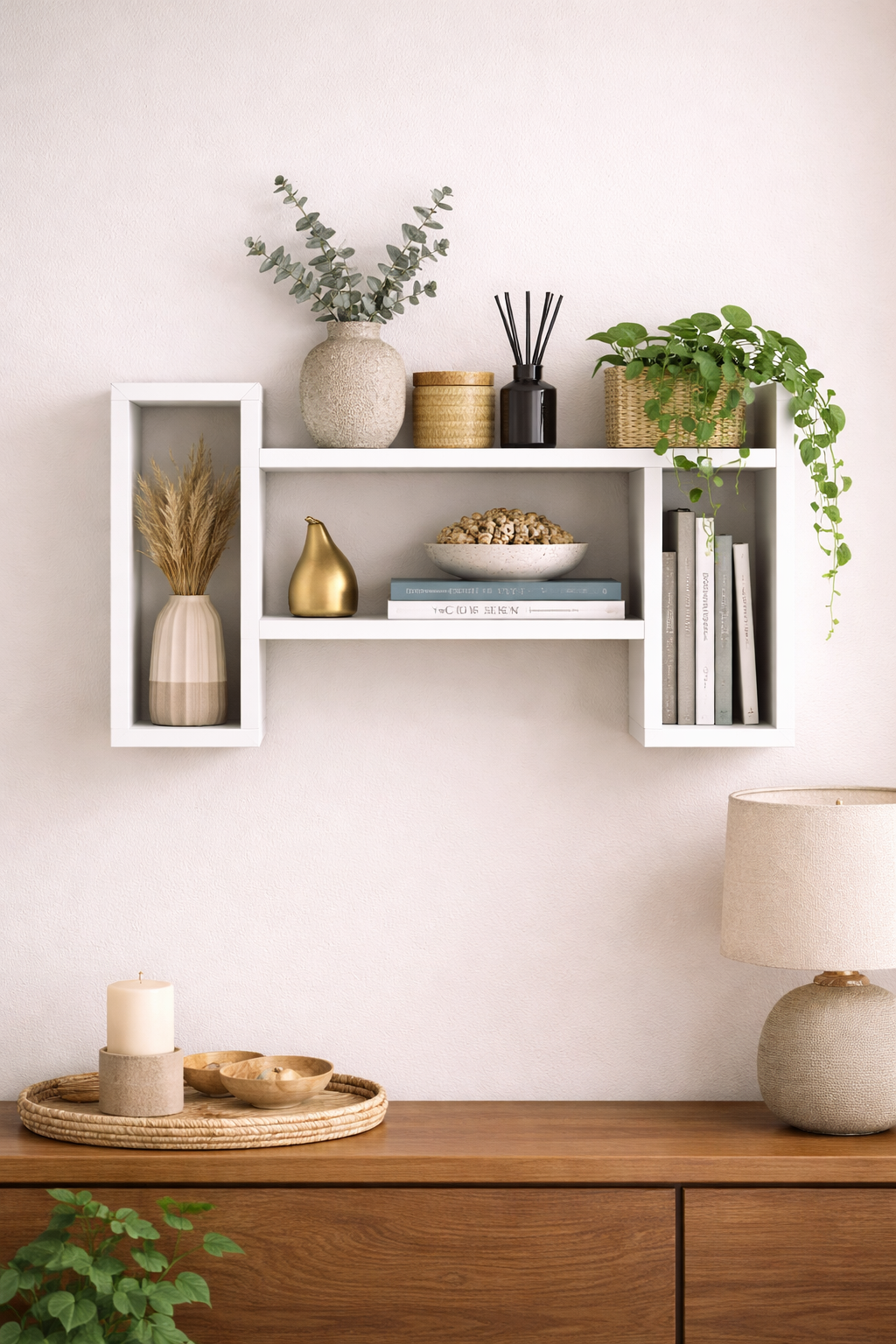 Twin Box Wall Shelf