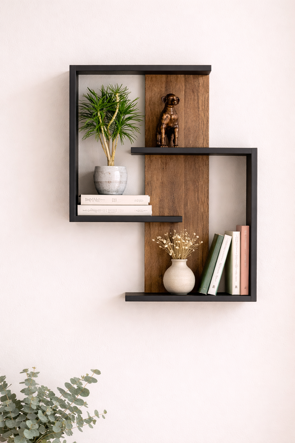 Modern Vertical Wall Shelf