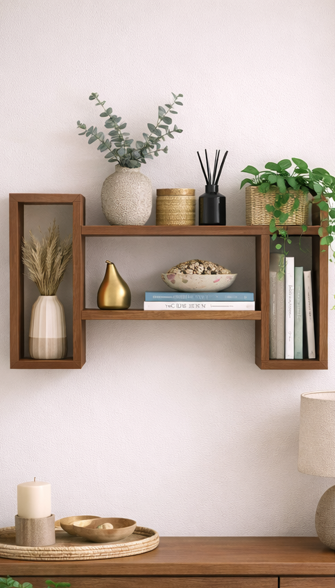 Twin Box Wall Shelf