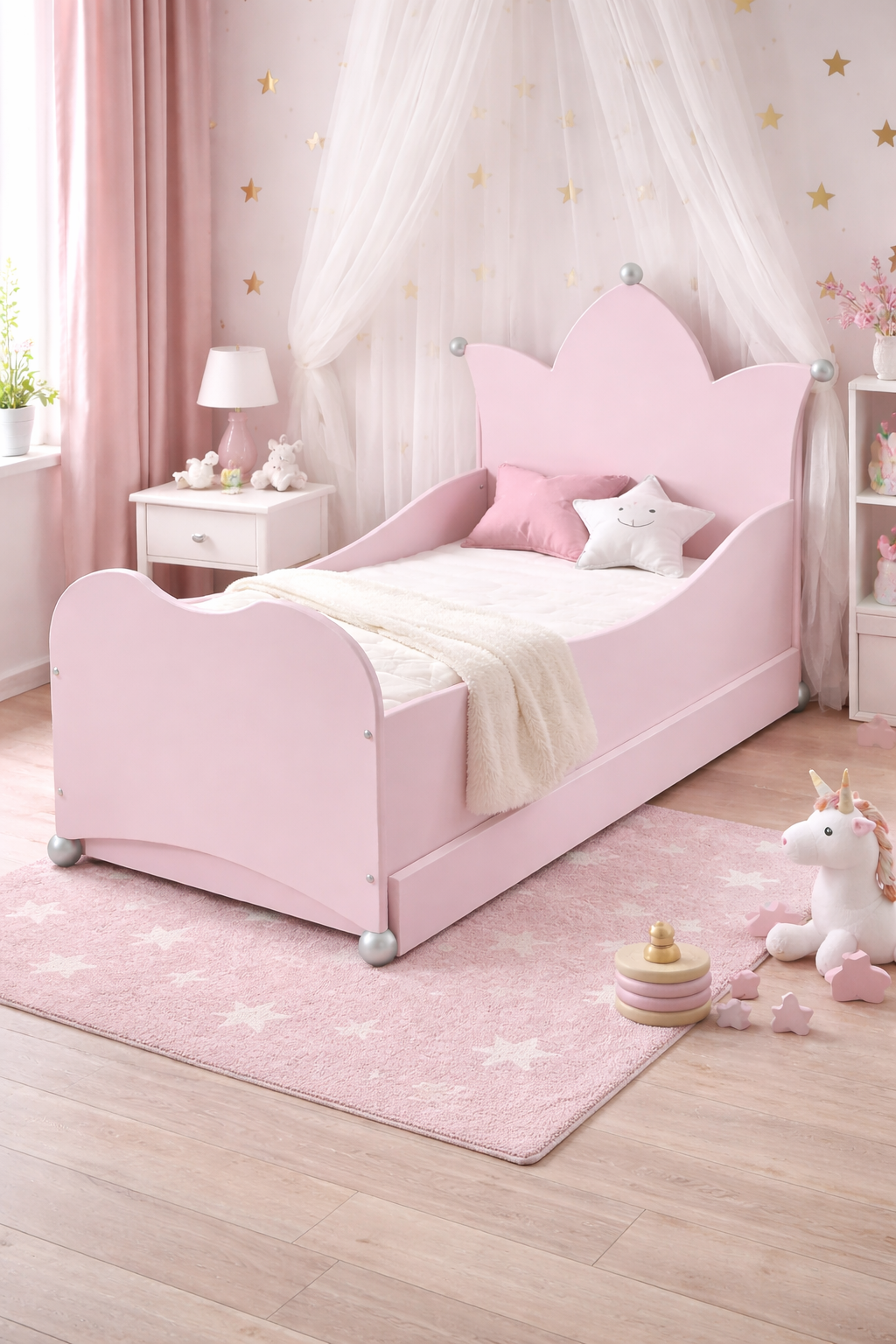 Kids Princess Crown Bed